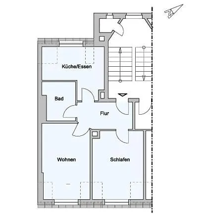 2-zimmer-traumwohnung: Schick * Hell * Ruhig * Grosse Raeume * Zentrumsnah شقة *